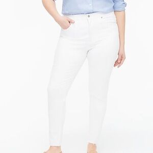 Jcrew factory 10" high-rise white skinny jean AW387, Size 32